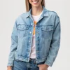 Women Trina Turk Ag Arllow Denim Jacket