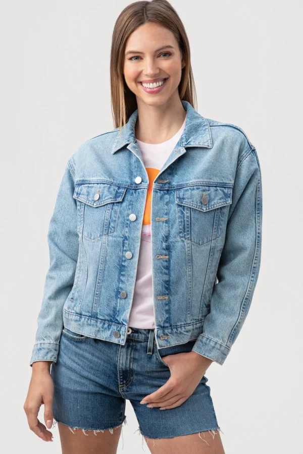 Women Trina Turk Ag Arllow Denim Jacket