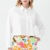 Women Trina Turk Ag Aubrey Long Sleeve Button-Up Shirt