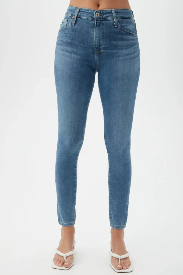 Women Trina Turk Ag Dark Wash Farrah Ankle Skinny Jean