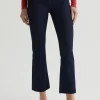 Women Trina Turk Ag Dark Wash Farrah Cropped Bootcut Jean