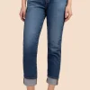 Women Trina Turk Ag Dark Wash Slouchy Slim Ex-Boyfriend Jean