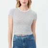 Women Trina Turk Ag Hutton Crewneck Short Sleeve Tee