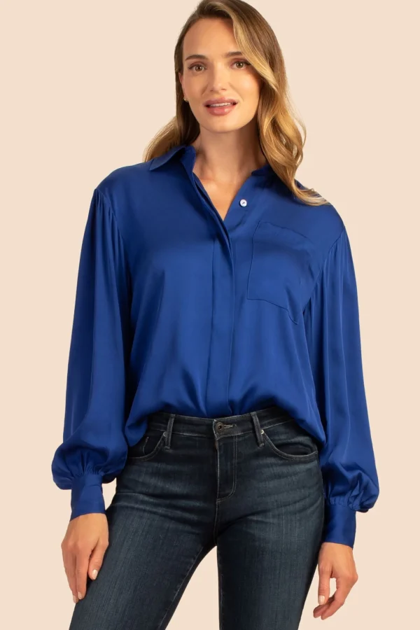 Women Trina Turk Anuka Dolman Sleeve Shirt