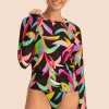 Women Trina Turk Birds Of Paradise Swim Tee