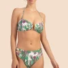 Women Trina Turk Cacti Molded Bandeau Top