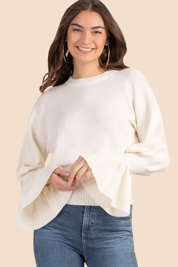 Women Trina Turk Chloe Ruffle Pullover