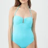 Women Trina Turk Coco U Wire Bandeau One Piece