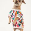 Trina Turk Dancing Dots Jersey Pet Pajama Shirt