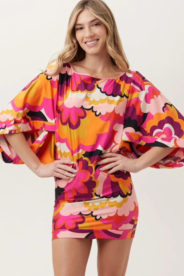 Women Trina Turk Fan Faire Swim Tunic Dress