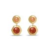 Trina Turk Geo Bezel Jewel Clip On Earring