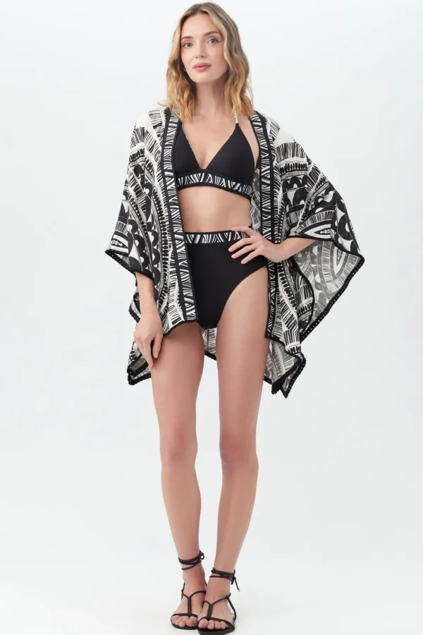 Women Trina Turk Hula Fringe Kimono