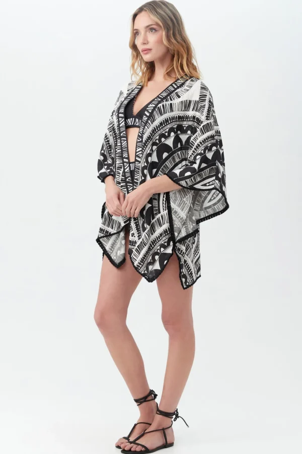 Women Trina Turk Hula Fringe Kimono