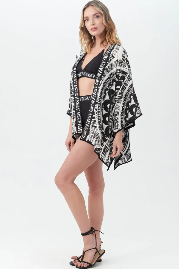 Women Trina Turk Hula Fringe Kimono