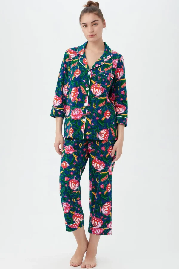 Women Trina Turk India Garden Cropped Pj Set