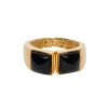 Trina Turk Kjl Black Square Cabachon Cuff