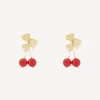 Trina Turk Kjl Cherry Drops Post Earring