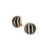 Trina Turk Kjl Enamel Rib Domed Earring