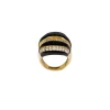 Trina Turk Kjl Enamel Rib Domed Ring