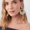 Trina Turk Kjl Triple Circle Cluster Earrings