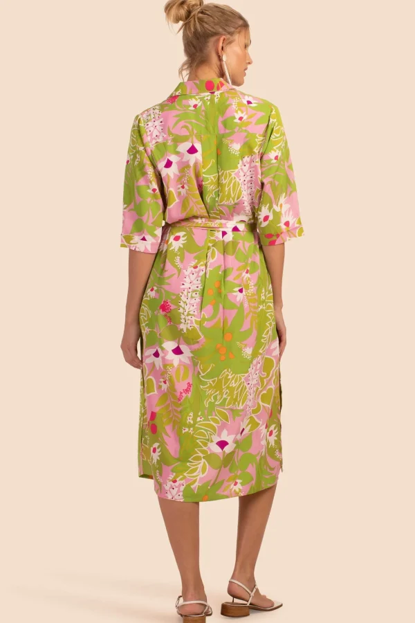 Women Trina Turk La Palma Midi Shirtdress