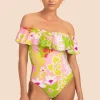 Women Trina Turk La Palma Off The Shoulder One Piece