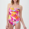 Women Trina Turk Lilleth Twist Bandeau Tankini