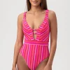 Women Trina Turk Marai Plunge One Piece