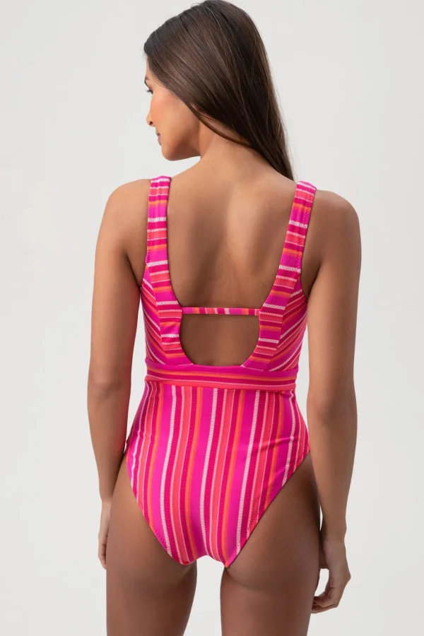 Women Trina Turk Marai Plunge One Piece