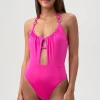 Women Trina Turk Monaco Halter One Piece