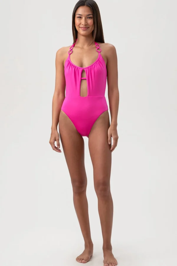 Women Trina Turk Monaco Halter One Piece