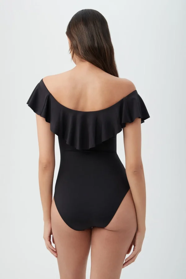 Women Trina Turk Monaco Off The Shoulder Bandeau One Piece