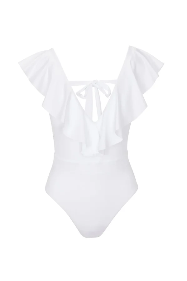 Women Trina Turk Monaco Ruffle One Piece