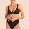 Women Trina Turk Monaco Solids Halter Bra