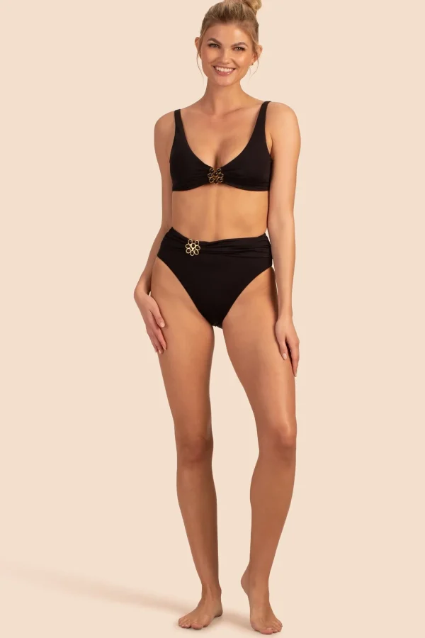 Women Trina Turk Monaco Solids High Waist Swim Bottom