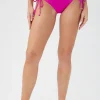 Women Trina Turk Monaco Solids Lace Up Beaded Hipster Swim Bottom