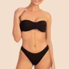 Women Trina Turk Monaco Solids Twist Bandeau Top