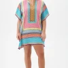 Women Trina Turk Ocotillo Geo Theodora Caftan Dress