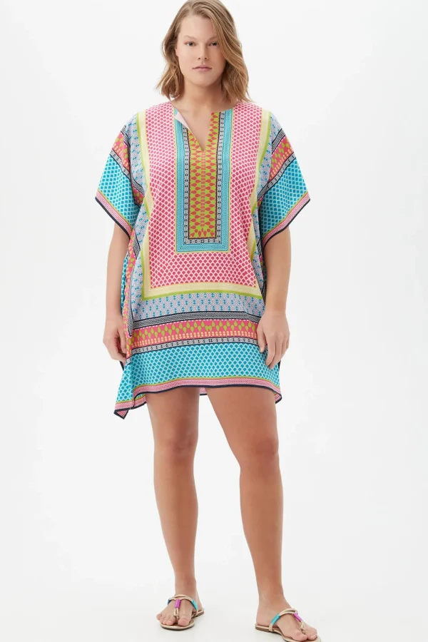 Women Trina Turk Ocotillo Geo Theodora Caftan Dress