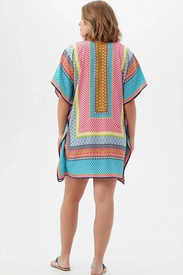 Women Trina Turk Ocotillo Geo Theodora Caftan Dress