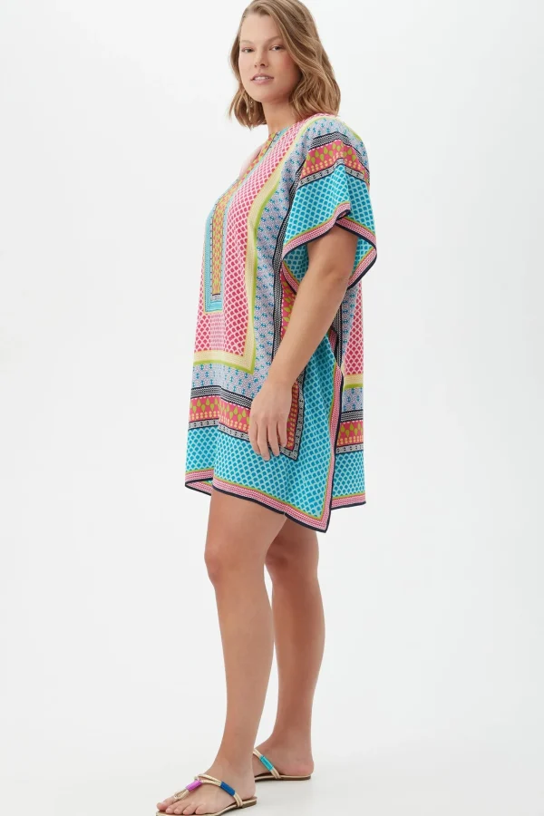 Women Trina Turk Ocotillo Geo Theodora Caftan Dress