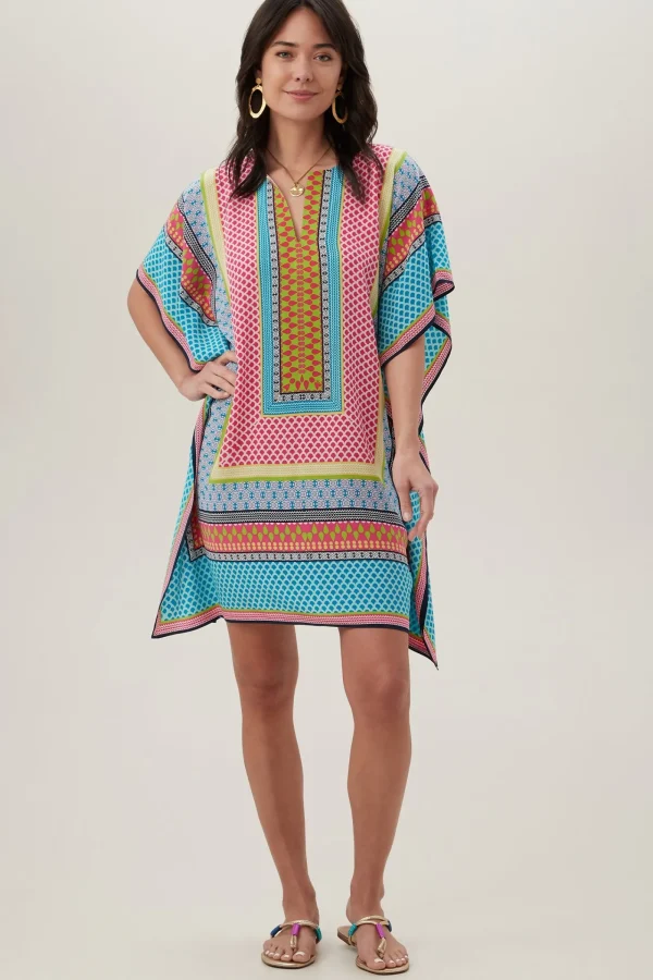 Women Trina Turk Ocotillo Geo Theodora Caftan Dress