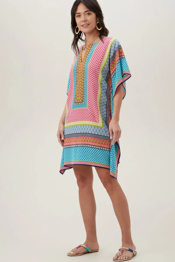 Women Trina Turk Ocotillo Geo Theodora Caftan Dress