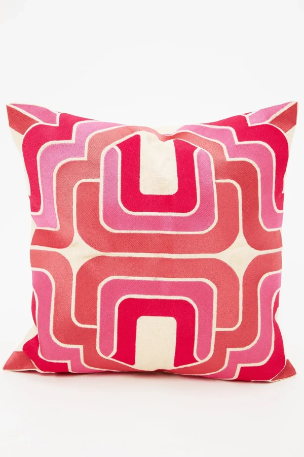 Trina Turk Ogee Embroidered Down Pillow