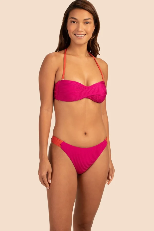 Women Trina Turk Olympia Rib Twist Bandeau