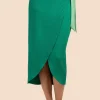 Women Trina Turk Olympia Rib Wrap Skirt