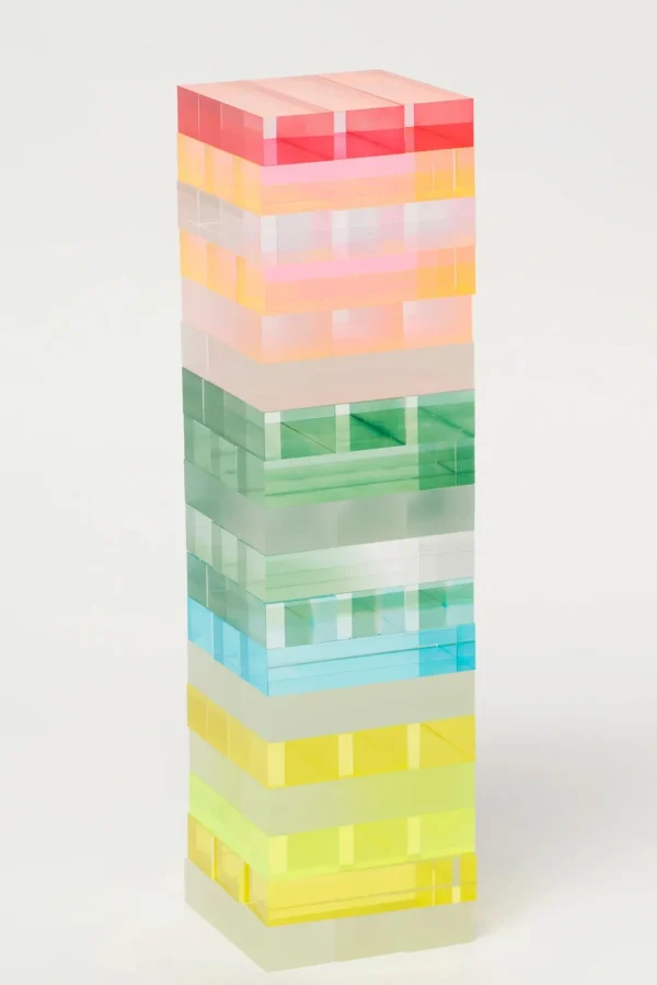 Trina Turk Ombre Lucite Jumbling Tower