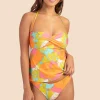 Women Trina Turk Playa De Flor Bandeau Tankini