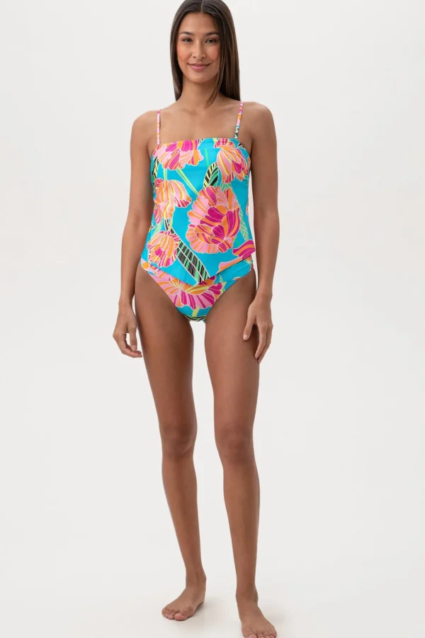 Women Trina Turk Poppy Banded Tankini