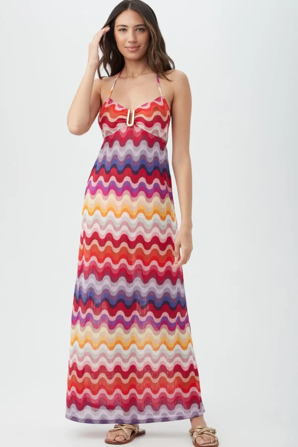 Women Trina Turk Portofino Halter Maxi